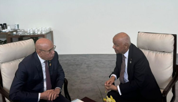 Le président de la République et Président de l’Union africaine rencontre le vice-président de la République de Maurice Le président de la République et Président de l’Union africaine rencontre le vice-président de la République de Maurice