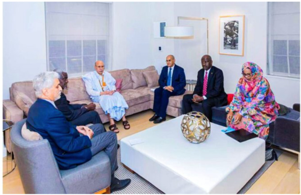 Le Président de la République, Président de l’Union africaine, rencontre le Président de la Commission africaine à New York Le Président de la République, Président de l’Union africaine, rencontre le Président de la Commission africaine à New York