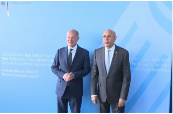 Le Président de la République , président de l’Union Africaine rencontre le chancelier allemand Le Président de la République , président de l’Union Africaine rencontre le chancelier allemand