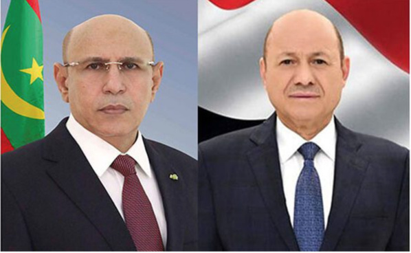 Le Président de la République félicite le Président du Conseil présidentiel du Yémen Le Président de la République félicite le Président du Conseil présidentiel du Yémen