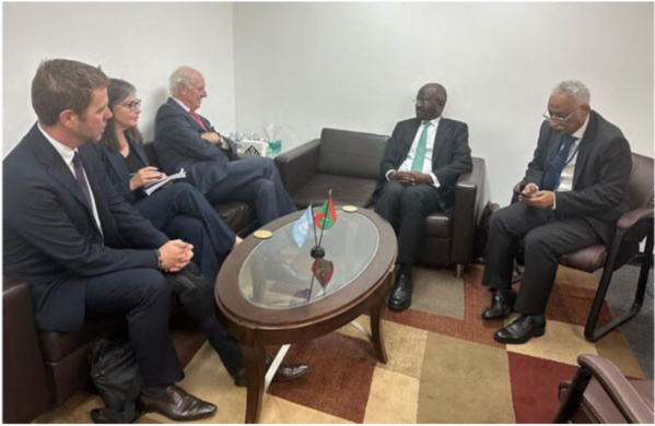 Le ministre des Affaires étrangères rencontre l’envoyé spécial du secrétaire général des Nations Unies chargé du Sahara occidental Le ministre des Affaires étrangères rencontre l’envoyé spécial du secrétaire général des Nations Unies chargé du Sahara occidental