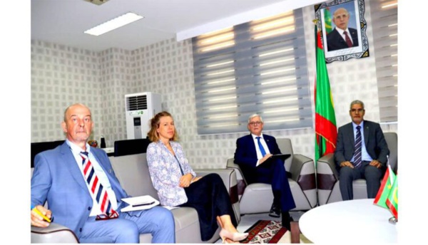 Le ministre de l’Économie et des Finances reçoit le chef de Délégation de l’UE Le ministre de l’Économie et des Finances reçoit le chef de Délégation de l’UE