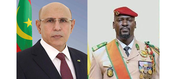 Le Président de la République félicite le Président du C.R.N.D de Guinée Le Président de la République félicite le Président du C.R.N.D de Guinée