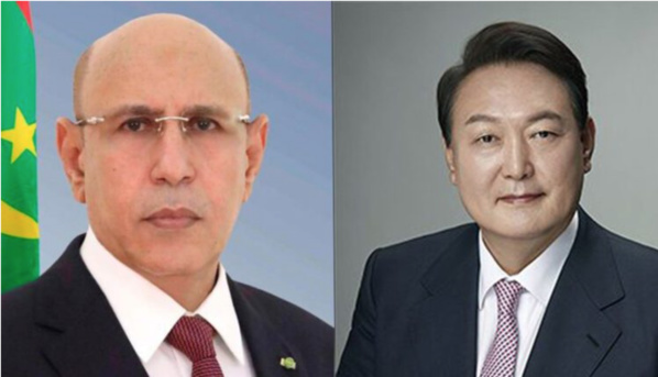 Le Président de la République félicite le Président Coréen Le Président de la République félicite le Président Coréen