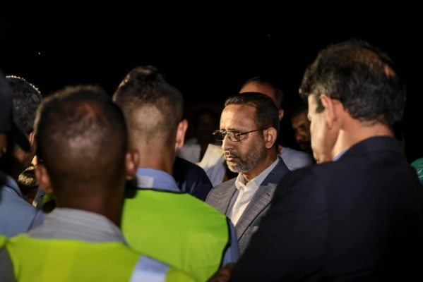 Le délégué général de TAAZOUR visite le site de démarrage des travaux de réalisation la ligne électrique Fam Lekhdheirat – Kiffa Le délégué général de TAAZOUR visite le site de démarrage des travaux de réalisation la ligne électrique Fam Lekhdheirat – Kiffa