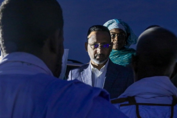 Le délégué général de TAAZOUR visite le site de démarrage des travaux de réalisation la ligne électrique Fam Lekhdheirat – Kiffa Le délégué général de TAAZOUR visite le site de démarrage des travaux de réalisation la ligne électrique Fam Lekhdheirat – Kiffa