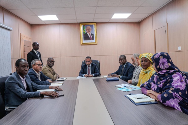 Le délégué général à TAAZOUR tient une séance de travail avec le coordinateur résident du PNUD Le délégué général à TAAZOUR tient une séance de travail avec le coordinateur résident du PNUD