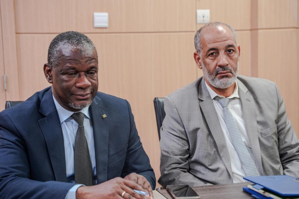 Le délégué général à TAAZOUR tient une séance de travail avec le coordinateur résident du PNUD Le délégué général à TAAZOUR tient une séance de travail avec le coordinateur résident du PNUD