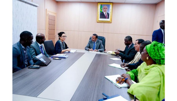 Le Délégué général de TAAZOUR s’entretient avec une mission du HCR Le Délégué général de TAAZOUR s’entretient avec une mission du HCR