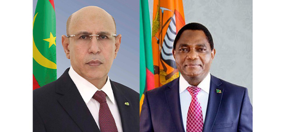 Le Président de la République félicite le Président de la Zambie Le Président de la République félicite le Président de la Zambie