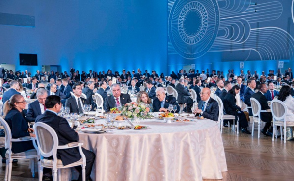 Le Président de la République, Président de l’UA, participe au dîner offert par le Président russe aux chefs d’États participant au sommet des BRICS à Kazan Le Président de la République, Président de l’UA, participe au dîner offert par le Président russe aux chefs d’États participant au sommet des BRICS à Kazan
