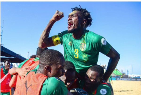 L’équipe nationale va en finale de la Coupe d’Afrique et se qualifie pour la Coupe du monde de beach soccer L’équipe nationale va en finale de la Coupe d’Afrique et se qualifie pour la Coupe du monde de beach soccer