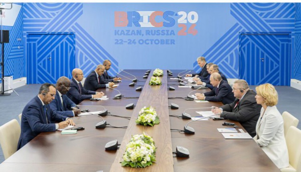 Le président de la République et président de l’Union africaine rencontre le président russe Le président de la République et président de l’Union africaine rencontre le président russe