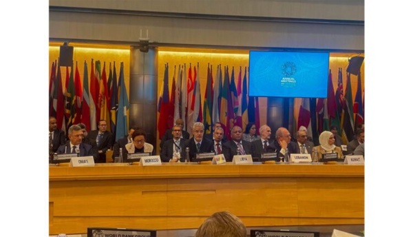 Le Ministre de l’Economie et le Gouverneur de la Banque Centrale participent à la réunion des gouverneurs arabes avec le Président de la Banque Mondiale Le Ministre de l’Economie et le Gouverneur de la Banque Centrale participent à la réunion des gouverneurs arabes avec le Président de la Banque Mondiale