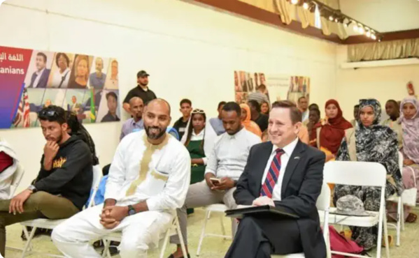« L’anglais pour tous les mauritaniens » : une initiative lancée par l’ambassade des USA à Nouakchott « L’anglais pour tous les mauritaniens » : une initiative lancée par l’ambassade des USA à Nouakchott