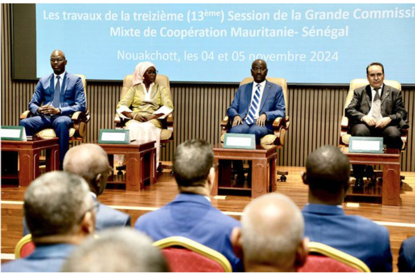Le Ministre des Affaires Étrangères et son homologue sénégalaise président la 13ème session de la Grande Commission Mixte de Coopération Mauritano-Sénégalaise Le Ministre des Affaires Étrangères et son homologue sénégalaise président la 13ème session de la Grande Commission Mixte de Coopération Mauritano-Sénégalaise
