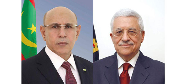 Le Président de la République félicite le Président palestinien Le Président de la République félicite le Président palestinien