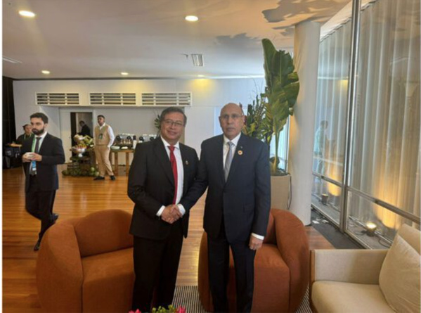 Le président de la République, président de l’Union africaine rencontre le président colombien Le président de la République, président de l’Union africaine rencontre le président colombien