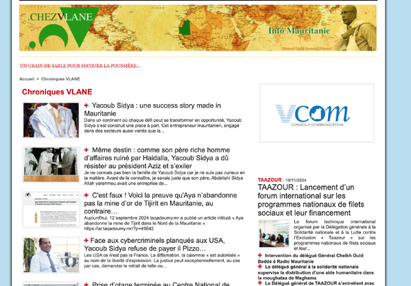 Yacoub Sidya : une success story made in Mauritanie Yacoub Sidya : une success story made in Mauritanie