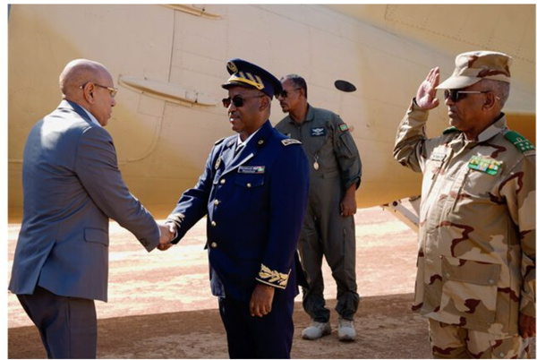 Le Président de la République arrive à Rosso pour lancer des projets de développement au Trarza Le Président de la République arrive à Rosso pour lancer des projets de développement au Trarza