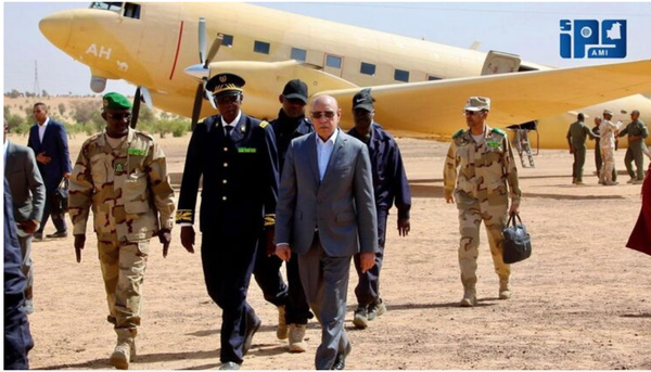 Le Président de la République arrive à Boghé Le Président de la République arrive à Boghé