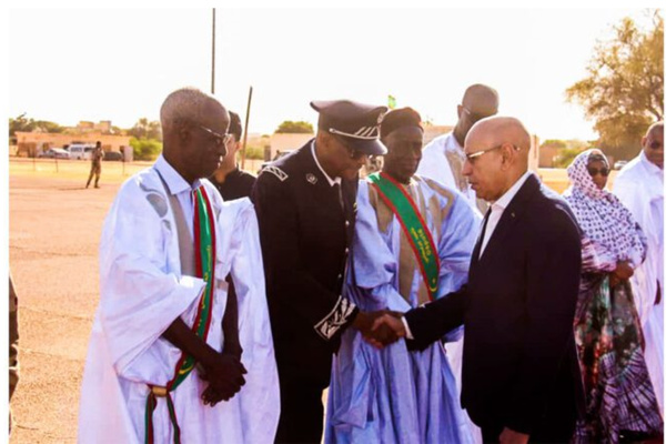 Le Président de la République quitte Kaédi pour l’arrondissement de Wempou Le Président de la République quitte Kaédi pour l’arrondissement de Wempou