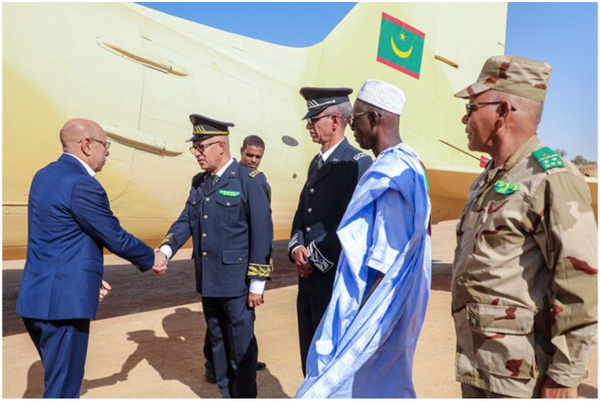 Le Président de la République arrive à Wempou Le Président de la République arrive à Wempou