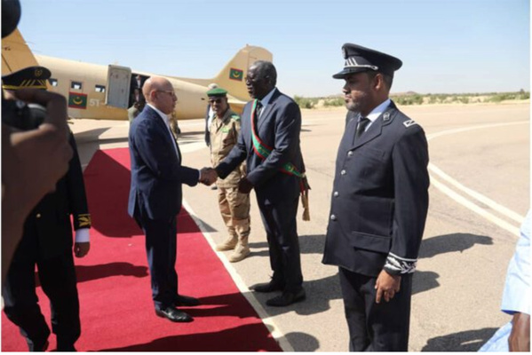 Le Président de la République arrive à Sélibabi Le Président de la République arrive à Sélibabi