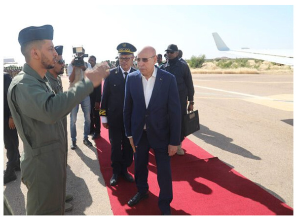 Le Président de la République quitte Sélibaby après une visite de travail et d’information au Guidimagha Le Président de la République quitte Sélibaby après une visite de travail et d’information au Guidimagha