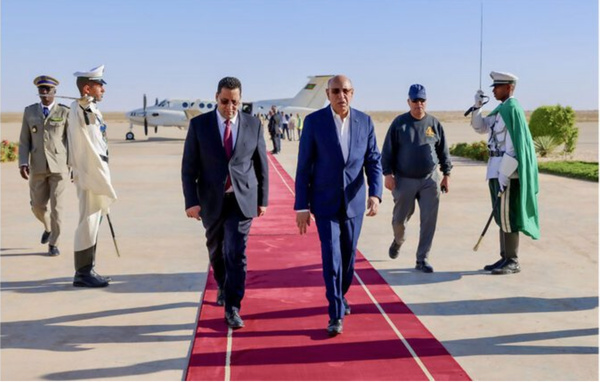Le Président de la République rentre à Nouakchott après une visite de travail et d’information dans quatre wilayas Le Président de la République rentre à Nouakchott après une visite de travail et d’information dans quatre wilayas
