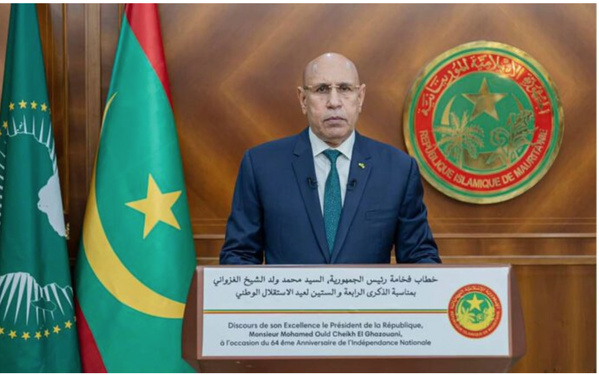 Le Président de la République s’adresse à la nation à l’occasion de la 64ème fête de l’indépendance Le Président de la République s’adresse à la nation à l’occasion de la 64ème fête de l’indépendance
