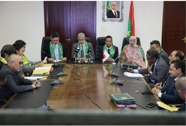 Signature de deux accords entre la Mauritanie et le Japon Signature de deux accords entre la Mauritanie et le Japon