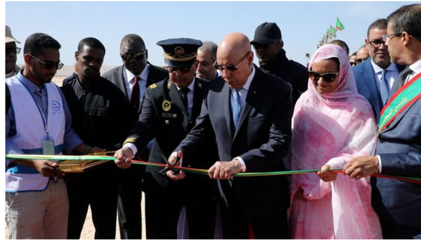 Le Président de la République inaugure le deuxième module de l’usine de dessalement de l’eau de mer de Nouadhibou Le Président de la République inaugure le deuxième module de l’usine de dessalement de l’eau de mer de Nouadhibou