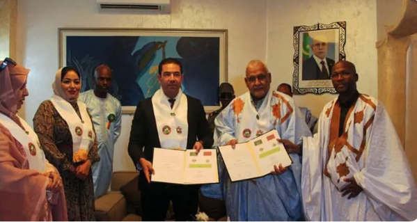 Signature d’un accord de coopération entre les conseils régionaux du Trarza et de l’orient marocain Signature d’un accord de coopération entre les conseils régionaux du Trarza et de l’orient marocain