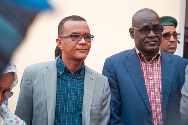 Le délégué général à la Solidarité nationale visite le projet de logements sociaux « Dari » à Aleg Le délégué général à la Solidarité nationale visite le projet de logements sociaux « Dari » à Aleg