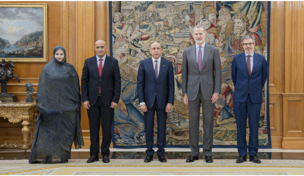 Le Président de la République, Président de l’Union africaine, rencontre le monarque espagnol