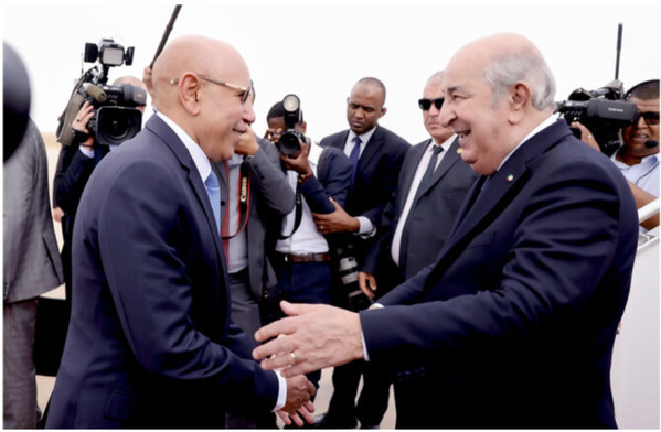 Le président algérien entame une visite de travail en Mauritanie Le président algérien entame une visite de travail en Mauritanie
