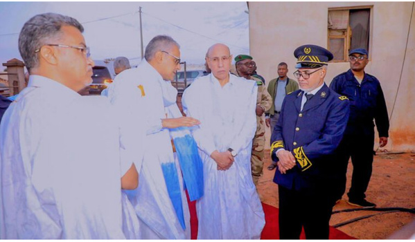 Le Président de la République visite l’extension des réseaux d’électricité et d’eau dans la ville de Chinguitty Le Président de la République visite l’extension des réseaux d’électricité et d’eau dans la ville de Chinguitty