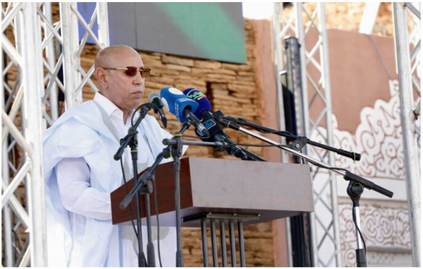 Le président Ghazouani : « nous avons consacrés 12 milliards d’ouguiyas pour désenclaver la ville de Chinguetti Le président Ghazouani : « nous avons consacrés 12 milliards d’ouguiyas pour désenclaver la ville de Chinguetti