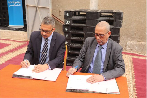 Le Commissariat à la Sécurité Alimentaire reçoit 6055 palettes don du Programme Alimentaire Mondial Le Commissariat à la Sécurité Alimentaire reçoit 6055 palettes don du Programme Alimentaire Mondial