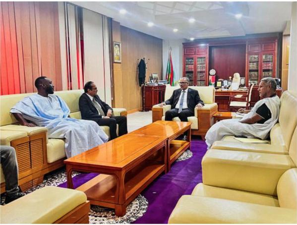 Le président de l’Union Nationale du Patronat Mauritanien rencontre l’ambassadeur du Bangladesh Le président de l’Union Nationale du Patronat Mauritanien rencontre l’ambassadeur du Bangladesh