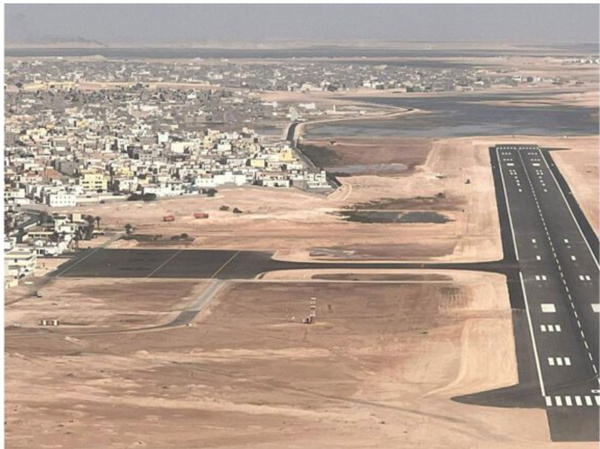 Achèvement des travaux de la piste de l’aéroport international de Nouadhibou Achèvement des travaux de la piste de l’aéroport international de Nouadhibou