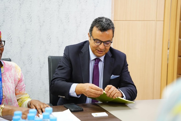 Taazour : Le délégué général à la solidarité nationale s’entretient avec la mission de l’UNICEF Taazour : Le délégué général à la solidarité nationale s’entretient avec la mission de l’UNICEF