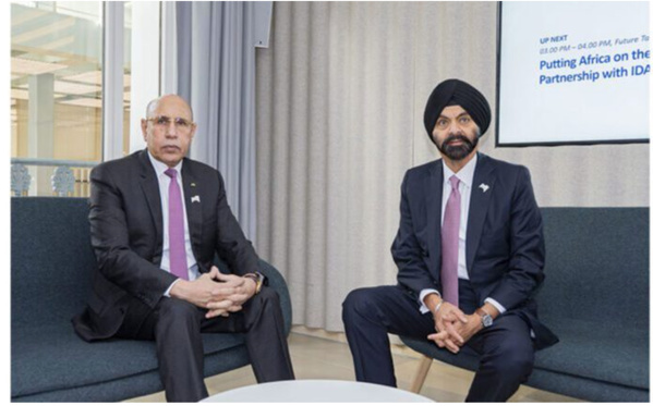 Le Président de la République, Président de l’Union Africaine reçoit un message de reconnaissance du Président du Groupe de la Banque Mondiale Le Président de la République, Président de l’Union Africaine reçoit un message de reconnaissance du Président du Groupe de la Banque Mondiale