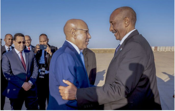 Le Président du Conseil de souveraineté de transition du Soudan entame une visite en Mauritanie Le Président du Conseil de souveraineté de transition du Soudan entame une visite en Mauritanie