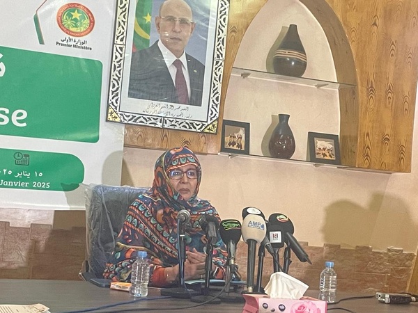 Mehla Mint Ahmed, présidente de l’ONDFF : « Les femmes ne crient pas très haut pour défendre leurs droits » Mehla Mint Ahmed, présidente de l’ONDFF : « Les femmes ne crient pas très haut pour défendre leurs droits »