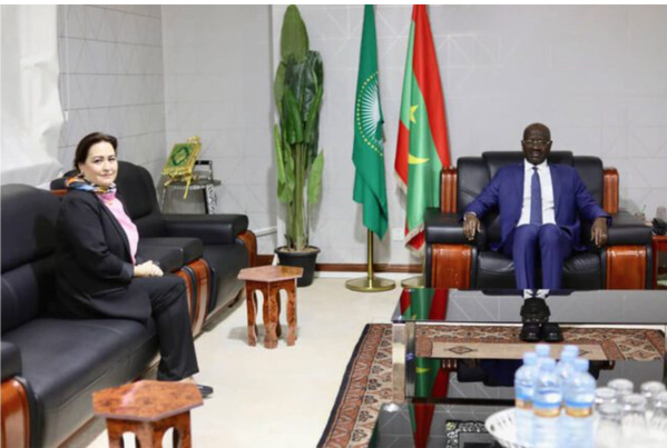 Le ministre des Affaires étrangères reçoit l’ambassadrice d’Espagne Le ministre des Affaires étrangères reçoit l’ambassadrice d’Espagne