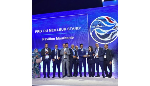 La Mauritanie remporte le prix du meilleur pavillon au salon des produits de la mer d’Agadir La Mauritanie remporte le prix du meilleur pavillon au salon des produits de la mer d’Agadir