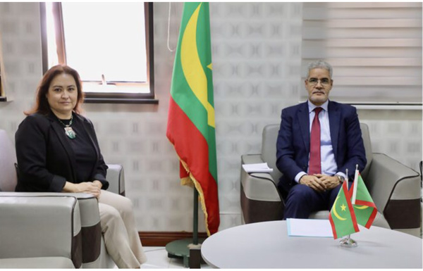 Le ministre de l’Économie reçoit l’ambassadrice d’Espagne Le ministre de l’Économie reçoit l’ambassadrice d’Espagne