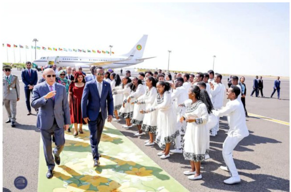 Le Président de la République et Président de l’Union africaine arrive à Addis-Abeba pour participer à la 38ème session du Sommet des chefs d’Etat et de gouvernement de l’Union africaine Le Président de la République et Président de l’Union africaine arrive à Addis-Abeba pour participer à la 38ème session du Sommet des chefs d’Etat et de gouvernement de l’Union africaine